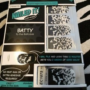 Espionage Cosmetics nerd nail wraps - glow-in-the